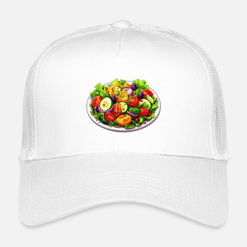 Salat - Kinder Trucker-Cap - Weiß