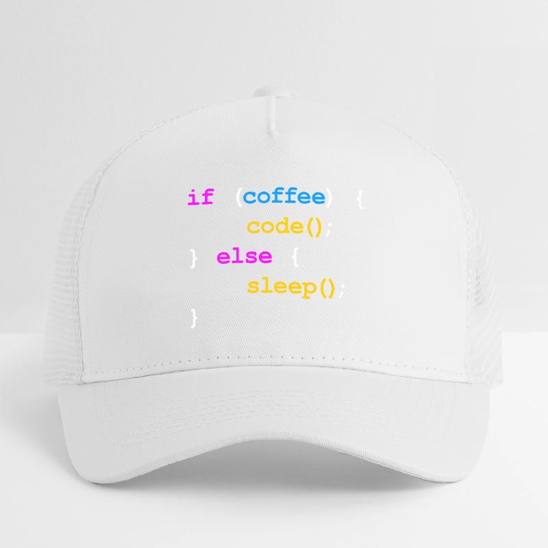 Kein Kaffee Kein Code Programmierer Informatiker Kinder Trucker-Cap