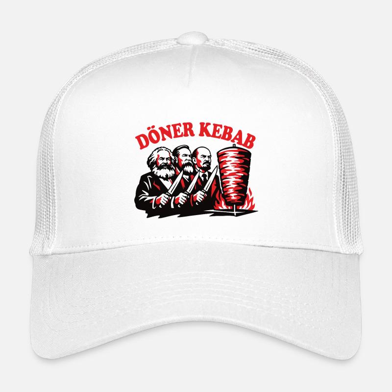 Döner Kebab - Marx, Engels, Lenin - Fast Food Kinder Trucker-Cap
