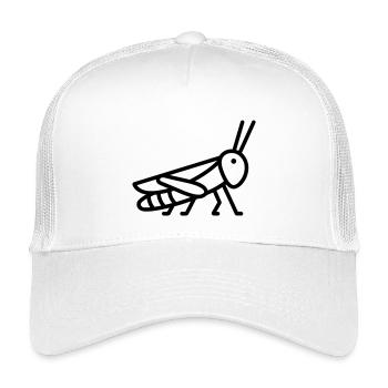 sauterelle - Casquette trucker enfant - blanc - Devant