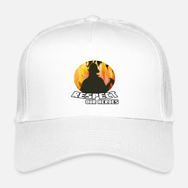 Respect pompier héros Casquette trucker enfant