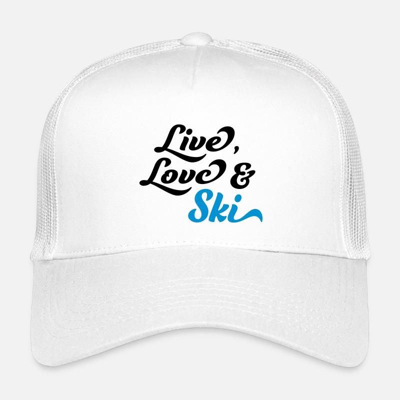 Ski - Kinder Trucker-Cap - Weiß