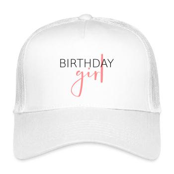 Birthday girl - birthday child gift idea - Kids’ Trucker Cap - white - Front