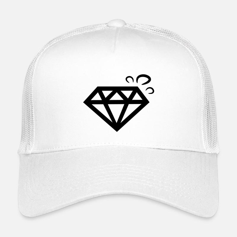 diamant diamond - Kinder Trucker-Cap - Weiß
