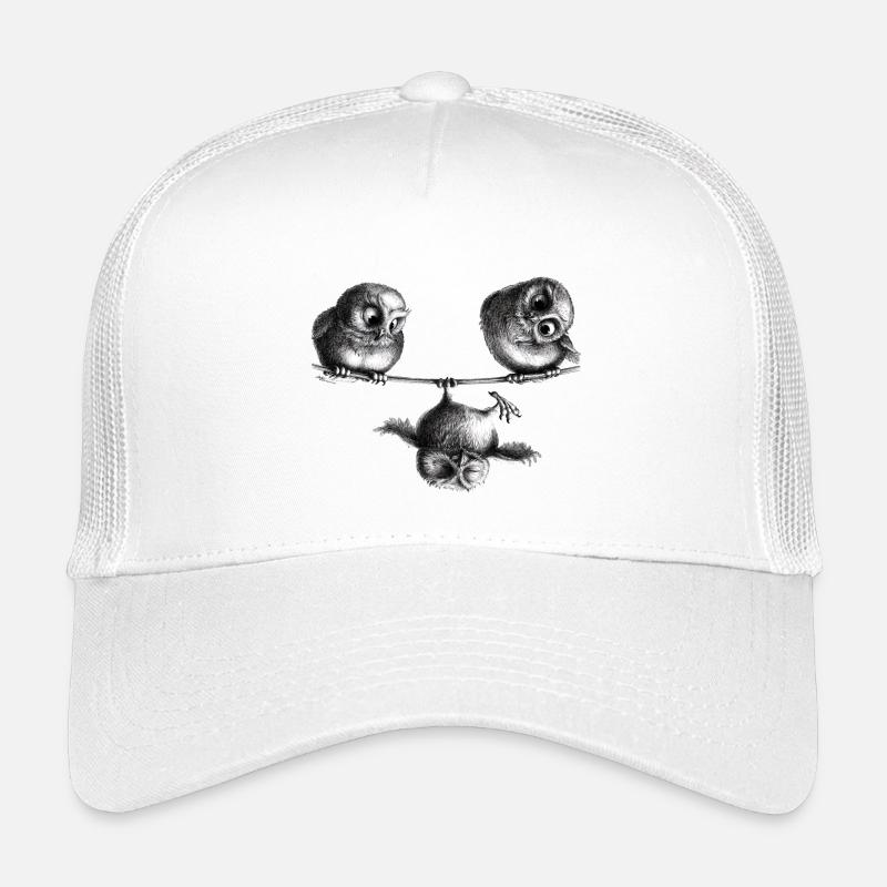 Trois hiboux - Liberté et plaisir Casquette trucker enfant