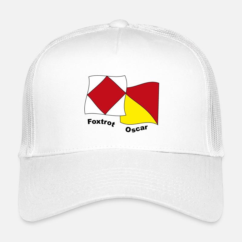 Foxtrott-Oscar - Kinder Trucker-Cap - Weiß