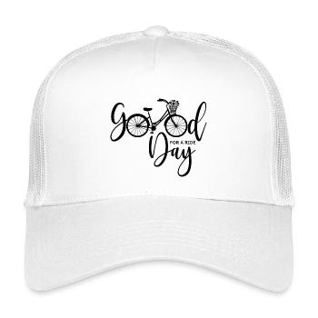 Bicycle - Good Day For A Ride - Kids’ Trucker Cap - white - Front