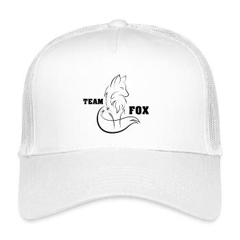 team fox fuchs symbol zeichnung Logo icon - Kinder Trucker-Cap - Weiß - Vorne