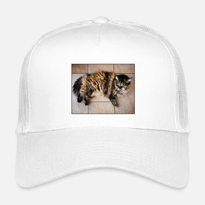 Kitty Cat - Kids’ Trucker Cap - white