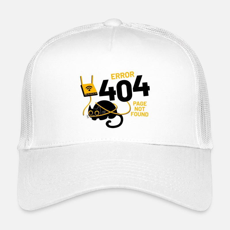 Fehler 404 Seite nicht gefunden - Kinder Trucker-Cap - Weiß