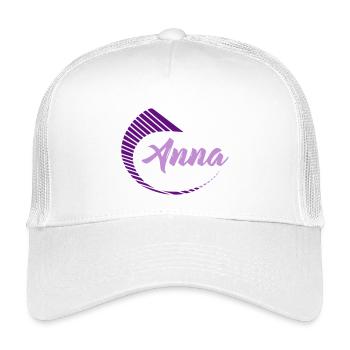 Anna - Kids’ Trucker Cap - white - Front