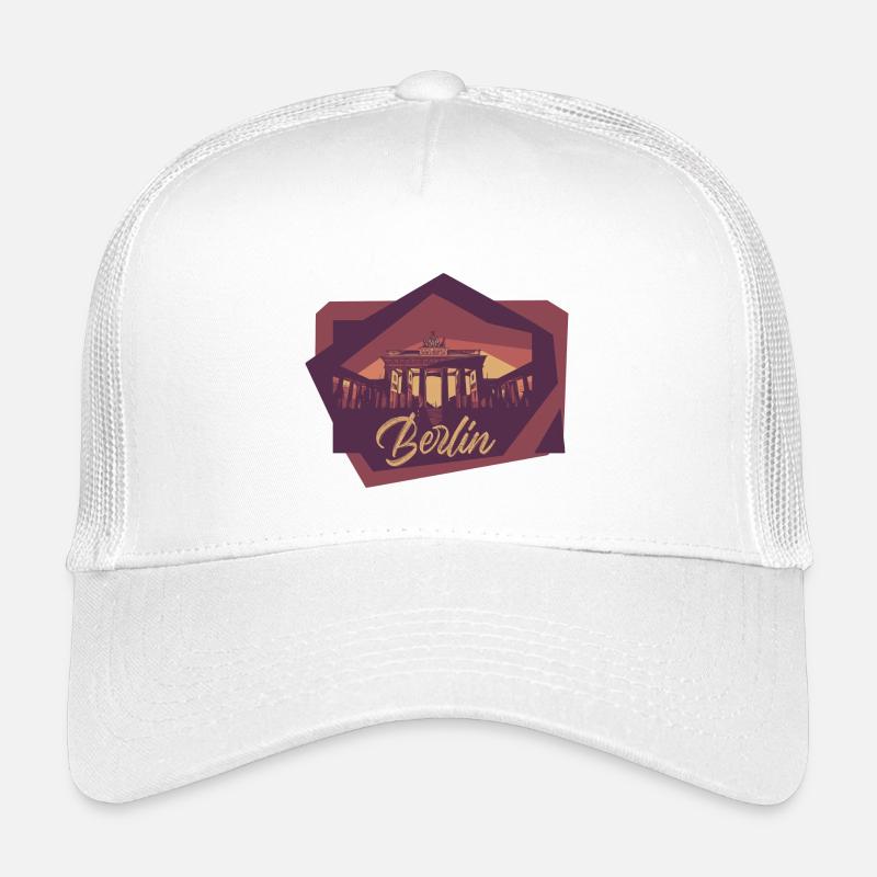 Berlin the place to be - Kinder Trucker-Cap - Weiß