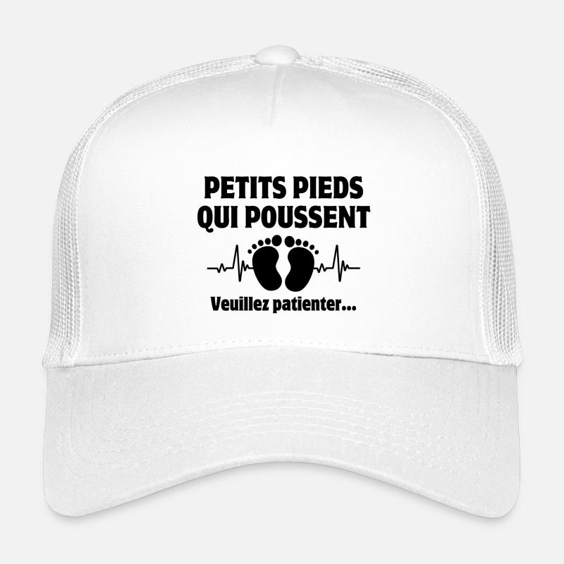 Werdender Vater, werdende Mutter, werdendes Baby Kinder Trucker-Cap