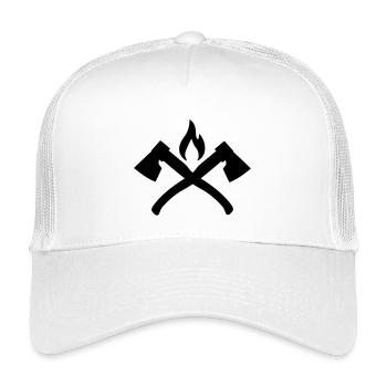 Bois de chauffage Brandhout - Casquette trucker enfant - blanc - Devant