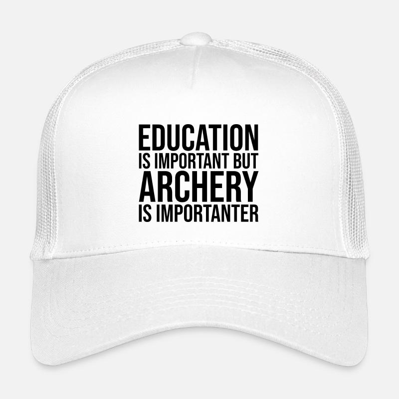 Bogenschießen - Kinder Trucker-Cap - Weiß
