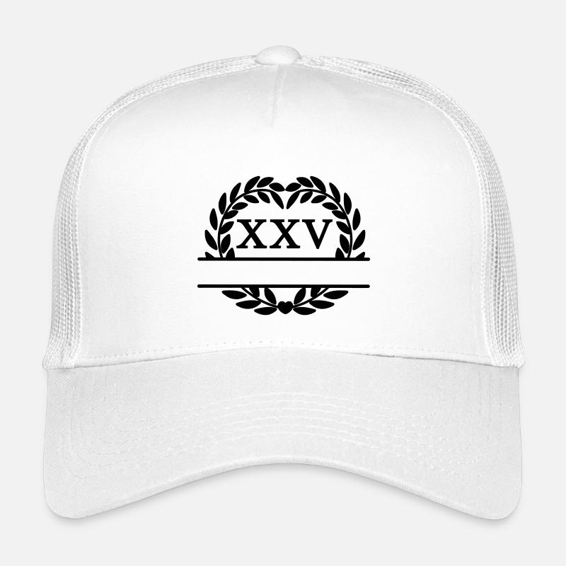 Twenty-five years, Latin numerals laurel wreath Kids’ Trucker Cap