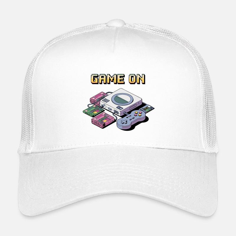 Retro Gaming Console Design Kids’ Trucker Cap