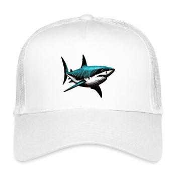 Shark - Kids’ Trucker Cap - white - Front