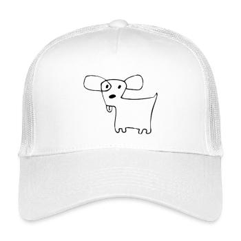 02 Doggie Shorts - Kinder Trucker-Cap - Weiß - Vorne