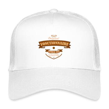 Fonctionnaire - Casquette trucker enfant - blanc - Devant