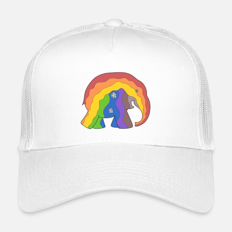 Éléphant - Casquette trucker enfant - blanc