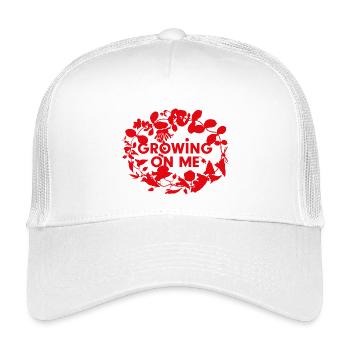 Grandir sur moi - Casquette trucker enfant - blanc - Devant