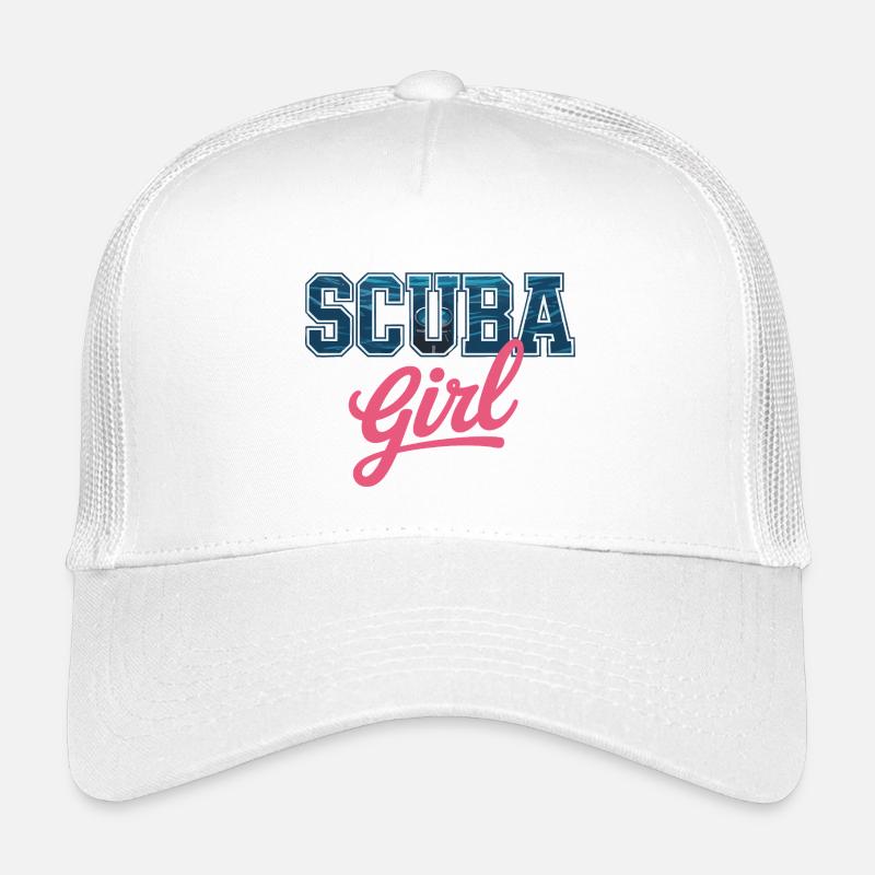 Conception de plongée sous-marine pour fille Casquette trucker enfant
