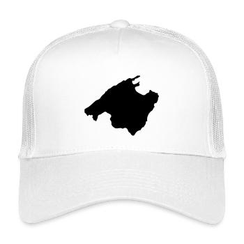 Malle Umriss - Kinder Trucker-Cap - Weiß - Vorne