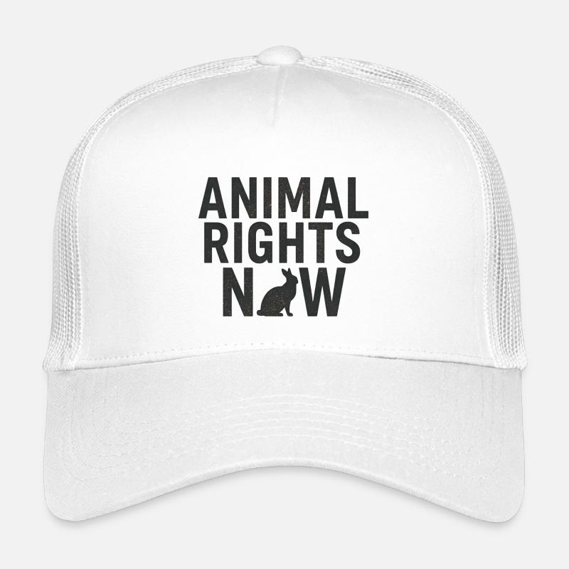 Animal Rights Now Statement Typografie Kinder Trucker-Cap