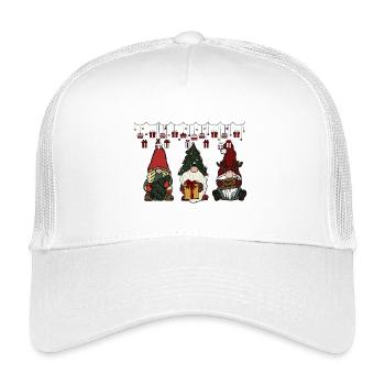 Wichtel Weihnachten - Kinder Trucker-Cap - Weiß - Vorne