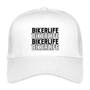 Biker_life_fast - Casquette trucker enfant - blanc - Devant