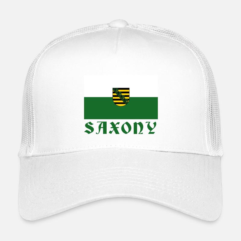 Sachsen Emblem Flagge Design Kinder Trucker-Cap