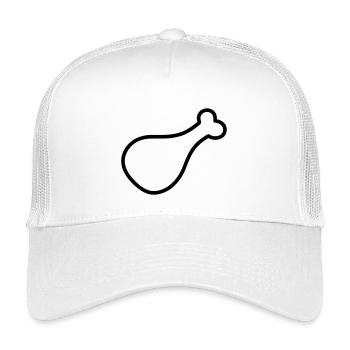 chicken thigh - Kids’ Trucker Cap - white - Front
