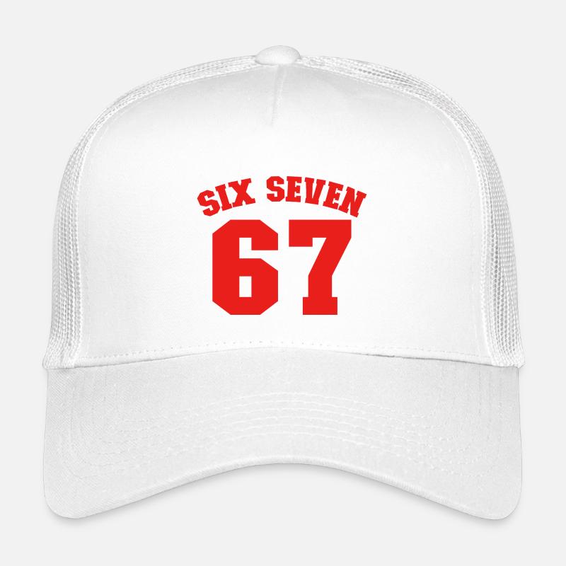 Six Seven Jersey Fun 67 Numéro 6-7 6 7 Six Seven Casquette trucker enfant