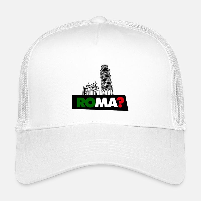 Rome? - Kids’ Trucker Cap - white