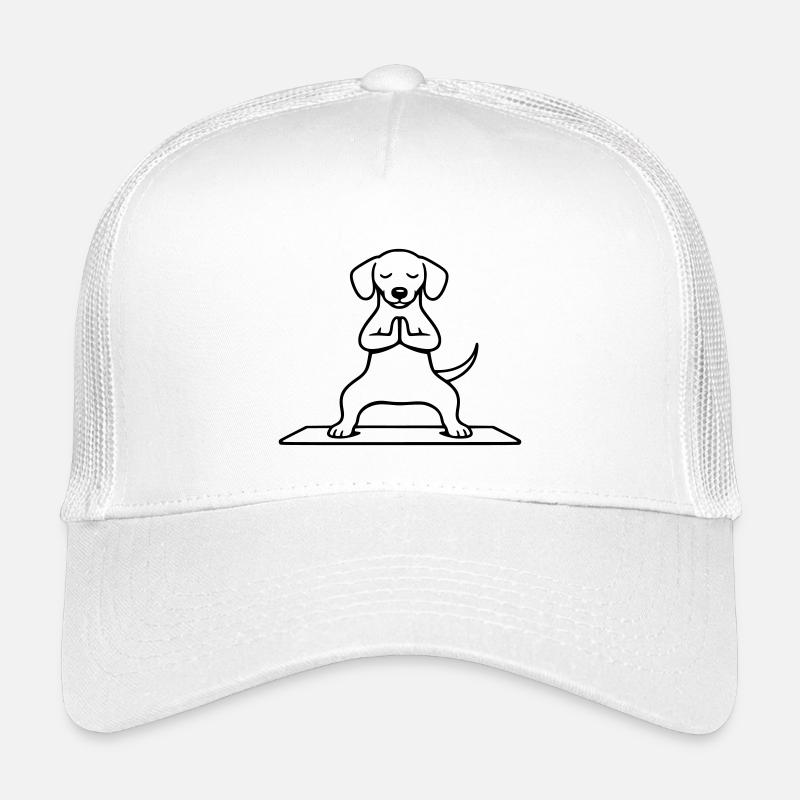 Méditation de la posture du chien et de l’équitation Casquette trucker enfant