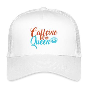 The caffeinated queen of coffee - Kids’ Trucker Cap - white - Front