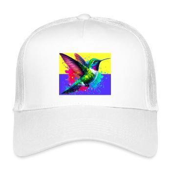 colibri - Casquette trucker enfant - blanc - Devant