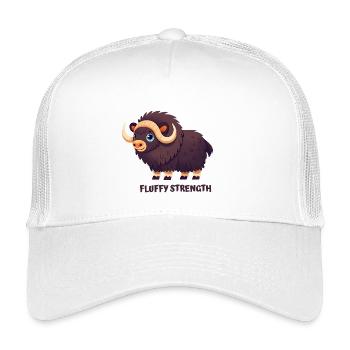 Musk, fluffy strength - Kids’ Trucker Cap - white - Front