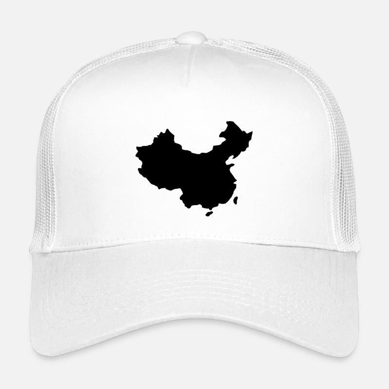 Carte de la Chine Casquette trucker enfant