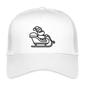 Santa's sleigh - Kids’ Trucker Cap - white - Front
