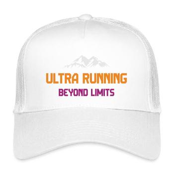 Ultra Running - Jenseits der Grenzen - Kinder Trucker-Cap - Weiß - Vorne
