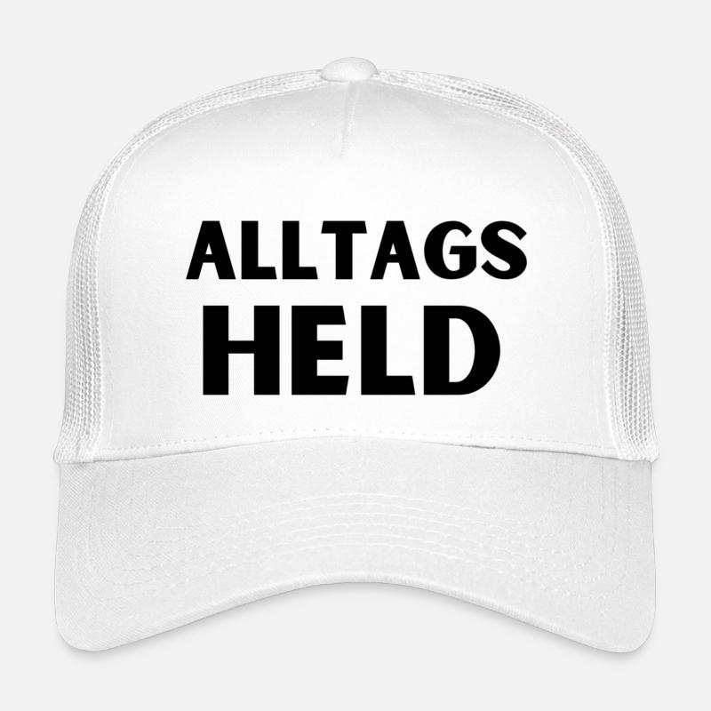 Alltags Held - Kinder Trucker-Cap - Weiß