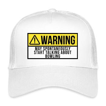 Bowling - Kids’ Trucker Cap - white - Front
