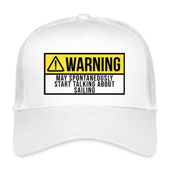 navigation - Casquette trucker enfant - blanc - Devant