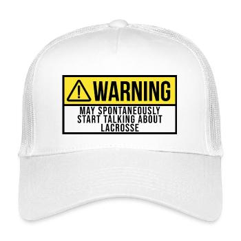 Lacrosse - Kids’ Trucker Cap - white - Front