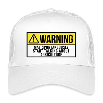 agriculture - Casquette trucker enfant - blanc - Devant