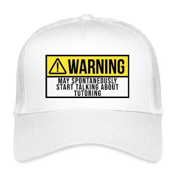 Tuteur - Casquette trucker enfant - blanc - Devant
