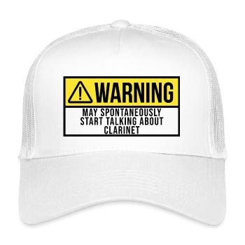 Clarinet - Kids’ Trucker Cap - white - Front