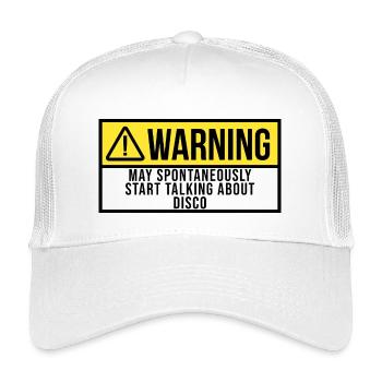 Disco - Kids’ Trucker Cap - white - Front